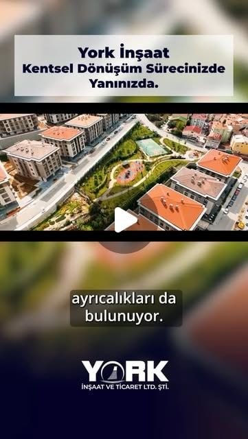 Instagram gönderisi: Kentsel dönüşümde devlet destekli büyük fırsat York İnşaat güvencesiyle!